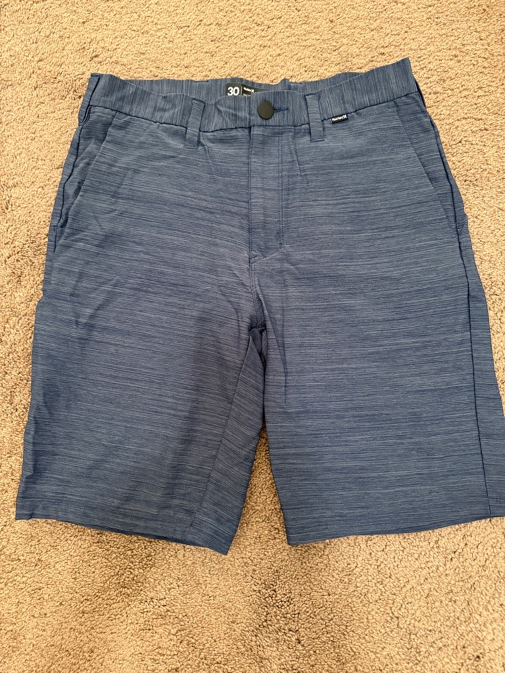 Hurley Men's Heather Navy Performance Shorts